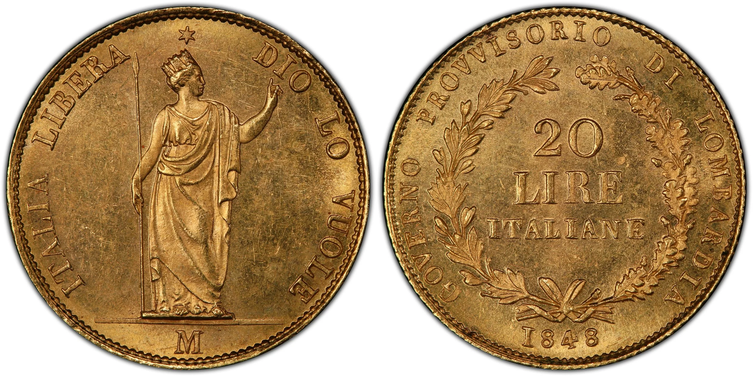 Venice & Lombardy — Latin Monetary Union Coinage